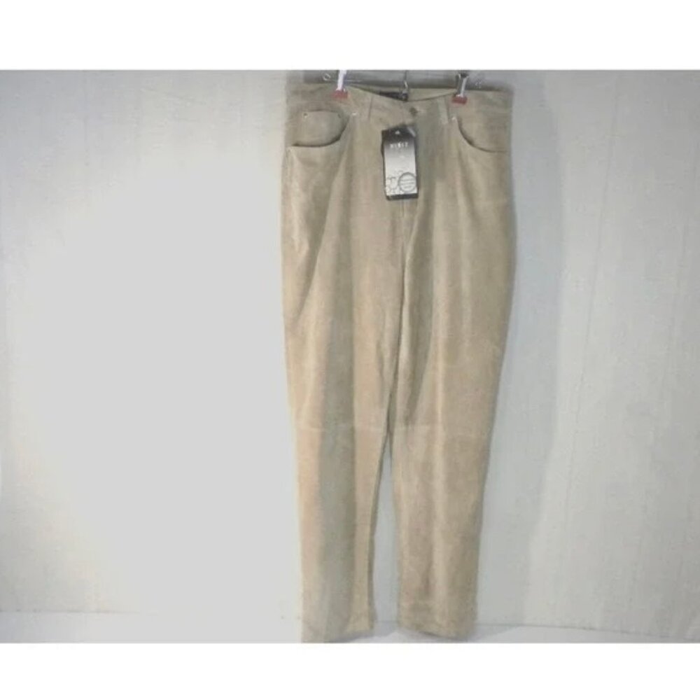 NWT Mixit Women's soft washable suede leather jeans